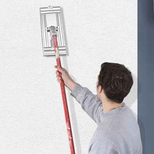 No-Flip Pole Sander Head,Wall Ceiling Sander, for Drywall, Wall and Ceiling with Quick Release Clips and Universal Coarse Thread