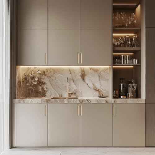 Ravinte 20 Pack Solid 5 Inch Kitchen Square Cabinet Handles Champagne Bronze Cabinet Pulls Dresser Drawer Pulls Kitchen Cupboard Hardware Handles