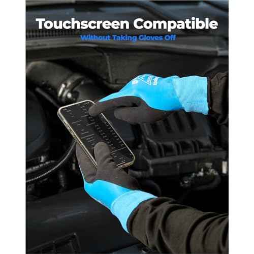 toolant Waterproof Winter Work Gloves for Men and Women, ANSI A4 Cut Resistant Freezer Gloves for Outdoor Cold Weather