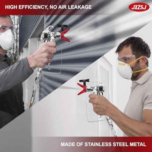 Sprayer Joint 1/4-Inch 360¡ÆRotate Stainless Steel Airless High Pressure Spray Gun Hose Swivel Joint Connector Compatible with Graco Paint Sprayers Hose, Use Mini Boxes for Storage(1 Pack)