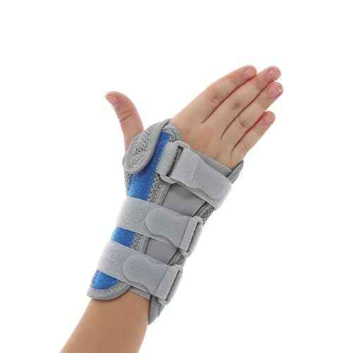 Kids Wrist Support Immobilizer Pediatric Wrist Brace Night Support With Splint To Aid Sprains Strains Support Tendonitis Carpal Tunnel Juvenile Arthritis (Left hand, Small)