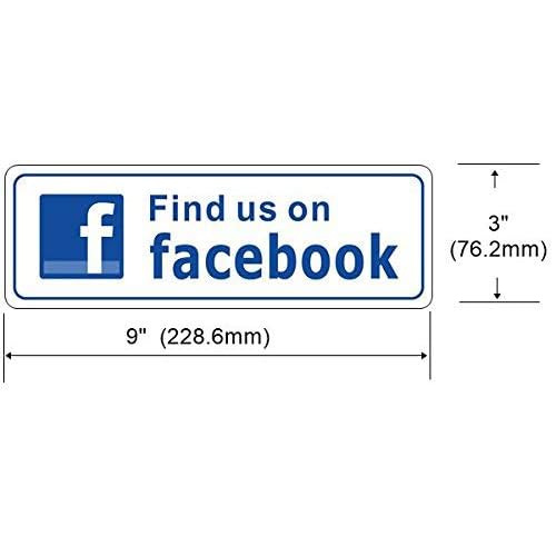 eSplanade Instagram Facebook Sign Sticker Decal (Instagram and Facebook Combo)