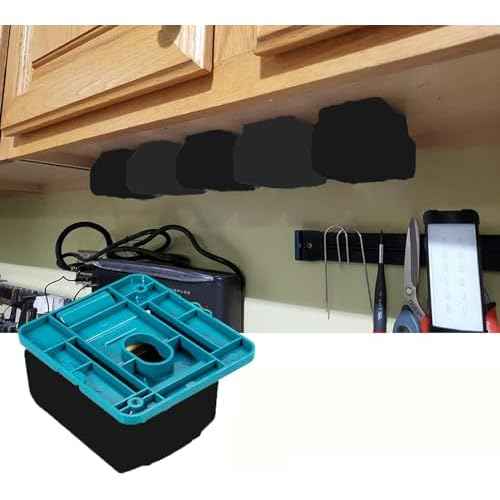 Battery Holder Work for Makita 18V Battery Mounts Dock Hanger Compatible for BL1860 BL1850 BL1840 BL1830, 5 Pack(w/10 Screws)
