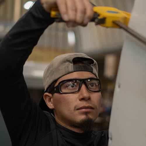 EDGE Brazeau Safety Glasses, Polarized Lenses, Non-Slip, Impact/Scratch Resistant, 99.9% UV Protect, ANSI Z87 Rated