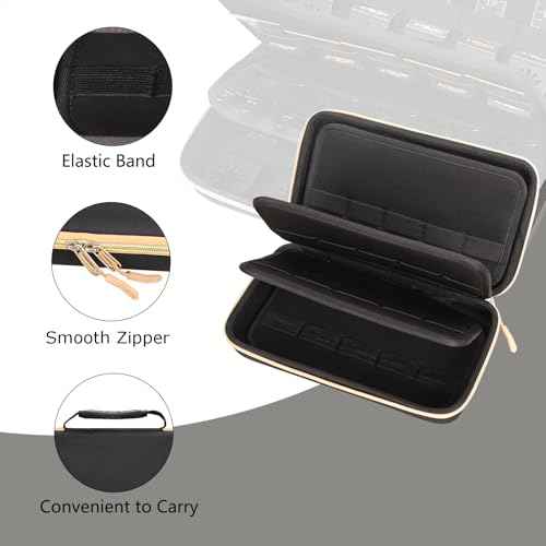 Hard Storage Case for 30 Titanium Oscillating Saw Blades - Universal Multitool Blades Travel Case