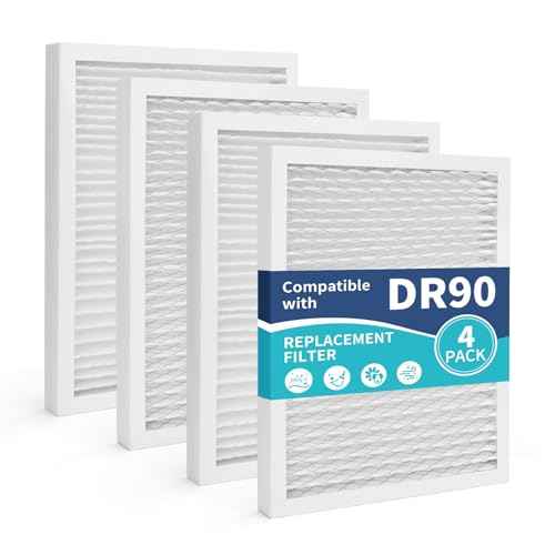 14 x 17.5 x1.75 MERV 13 Replacement Filter Compatible with Honeywell DR90 DR120 Dehumidifiers (50070171-002) Santa Fe Advance90 Advance100 Advance120,4 Pack