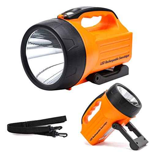 10 Watt 1000 Lumens LED Rechargeable Spotlight Flashlight