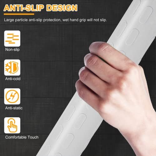 YUCHENGTECH Foldable Toilet Grab Bar 29.5 INCH Flip Up Grab Bar Handicap Grab Bars Folding Toilet Safety Rails for Bathroom with Leg Anti-Slip for Elderly Disabled Pregnant