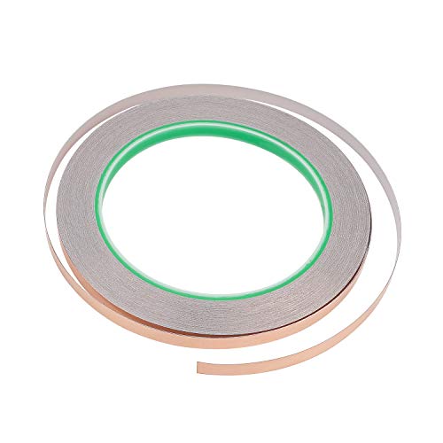 4 Pieces Copper Foil Tape (1/4 inch X 22 Yards Each) with Double-Sided Conductive Adhesive, Copper Foil Tape with Conductive Adhesive for Paper Circuits, Electrical Repairs, Grounding