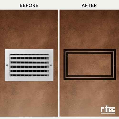 Fittes Flush Wall Vent [Lite+] - 6"x10" - Cotton White - 1 Pack