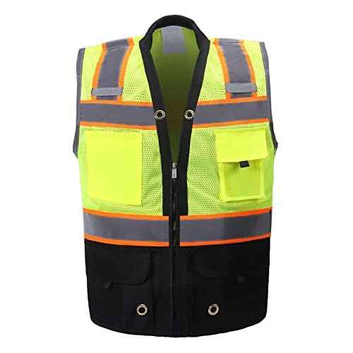 Shine Bright Safety Vest - High Visibility with Reflective Straps and Pockets ? Premium, Soft, Durable, and Breathable