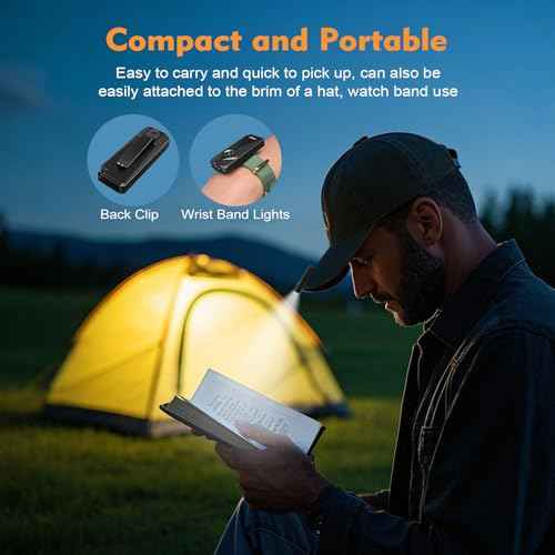 VTIGER K1 800 High Lumens Key Chain Light, Small EDC Rechargeable Keychain Flashlight, Compact LED Tiny Flashlight with Magnetic, Mini Clip-on Pocket Lights for Camping, Emergency, Everyday Carry