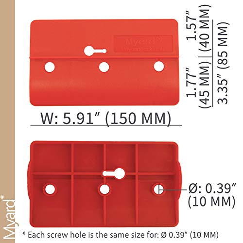 Myard Upgraded Drywall Fitting Tool Block Support The Plaster Board in Place While Positioning & Fixing (2pcs)