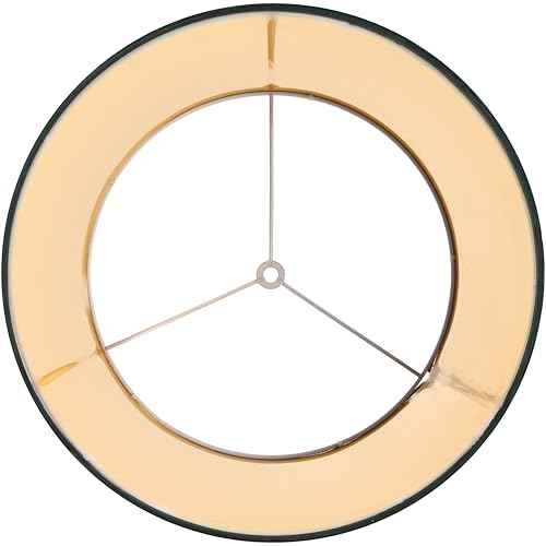 Drum Lamp Shades Large (2 Pack), 14 * 16 * 11 Inch Luxurious Gold Mirror Reflection Modern Farmhouse Lampshades Green for Floor&Table Lamps Replacement Living Room/Bedroom, Required Assembly£¬By GO&SO