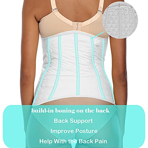 Abdominal Surgical Binder Wrap for Stomach Post Surgery Compression C section Postpartum Support Recovery after Hysterectomy Belly Band