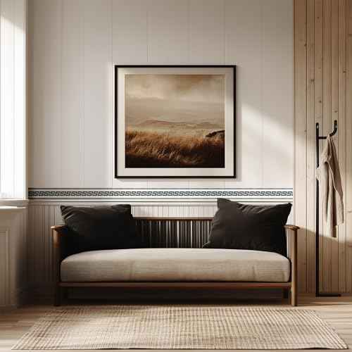 WAPANE 3D Wallpaper Border Peel and Stick 5.1" x 196.8" Self Adhesive Removable Waterproof and Oilproof Wall Border Baseboard for Living Room Bedroom Bathroom Mirror Ceiling Decorative Line, White