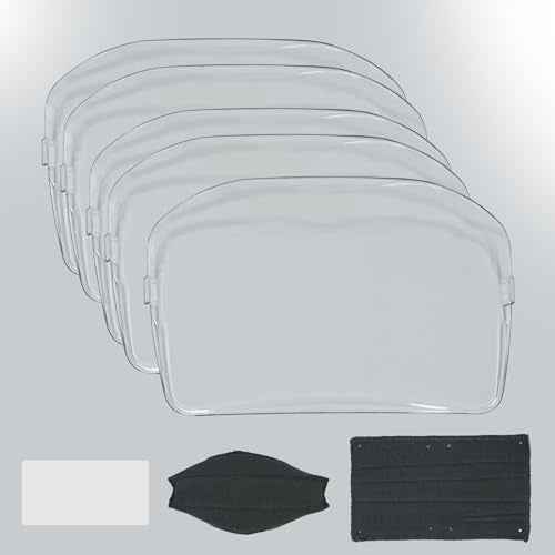 06-0201-20 Outside Lenses For 9100x Helmet,9100X Welding Starter Kit includes 5 Pack 06-0200-51 Outside Protection Plates & 2 inside protection plates and a sweatband.2.10" x 4.20" ADF Viewing Area