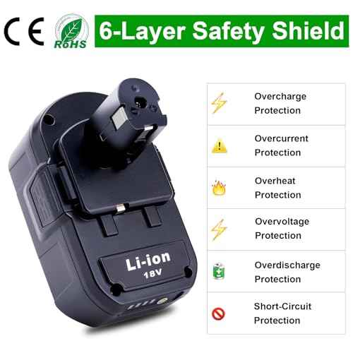 2-Pack Upgraded 7000mAh Replacement for Ryobi Battery 18V P108 P189 P190 P197 P107 P105 P102 PBP002 PBP003 PBP005, Compatible with Ryobi One Plus18V Weed Wacker Edger Blower Saw Drill Tools Battery