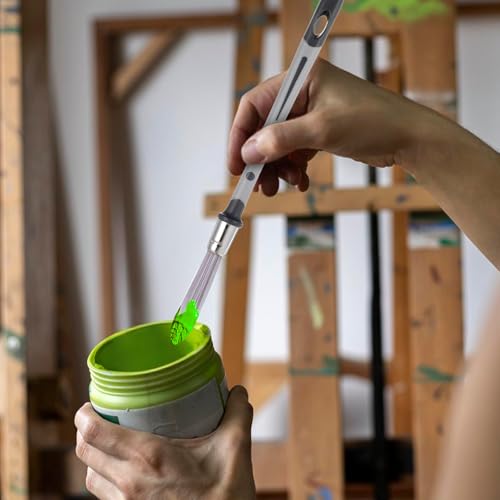 3 Pack Trim Paint Brush for Painting Wall 0.37 Inch Trim Painting Tool Edge Painting Tool for Painting Detail Areas for Baseboards House Wall Corners Paint Edger Brush and Touch Up Painting