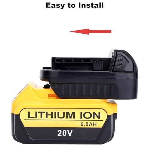 Adapter Compatible with Dewalt 20V Max Battery to Replacement for M-18 18V Battery, DW18ML Adapter Compatible with Mil-Waukee 18V Cordless Power Tools