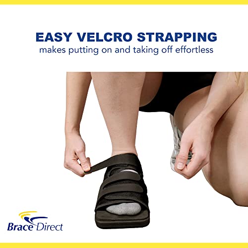 Deluxe Post Op Shoe - Adjustable Medical Support for Broken Toes, Foot Injuries, Fractures, Bunions and Surgical Recovery L3260 - Size XL (Men’s US 12.5-14 / Women’s US 13.5-15)