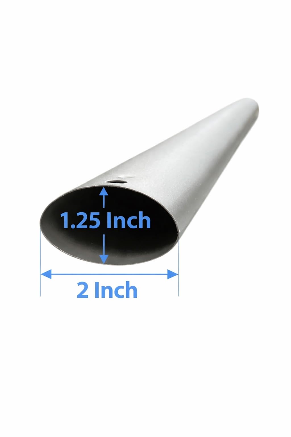 Replacement Vertical Pool Leg / Pole Frame Support Bar Gray Oval Compatible with Bestway Power Steel and Pro Max 18ft x 48in and 16ft x 48in Above Ground Swimming Pools (2 Pack) – Fits 2022+ Models
