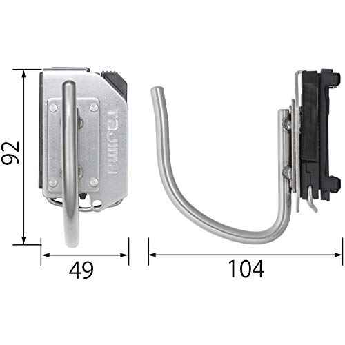 Tajima Safety System Detachable Tool Holder, Heavy Duty Heavy Duty Stainless Steel J-Hook, Easy to Put on and Take Off Later, Can Be Installed on a Belt Later, Easy to Replace Waist Tools, Choose Only