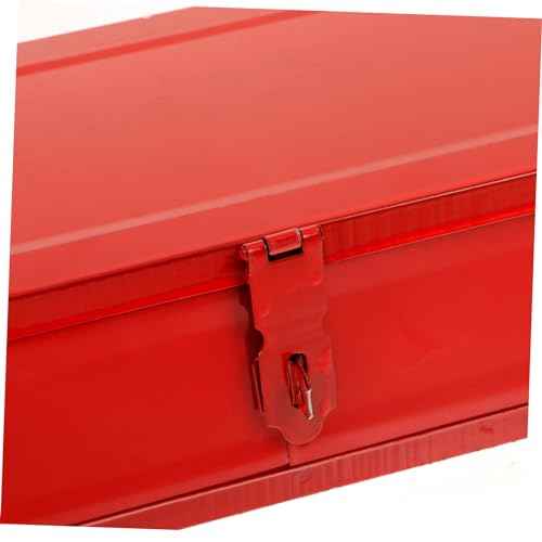 DOITOOL Thickened Metal Tool Box Large Capacity Portable Steel Toolbox Organizer Heavy Duty Storage Case for Home Car Mechanic Tools