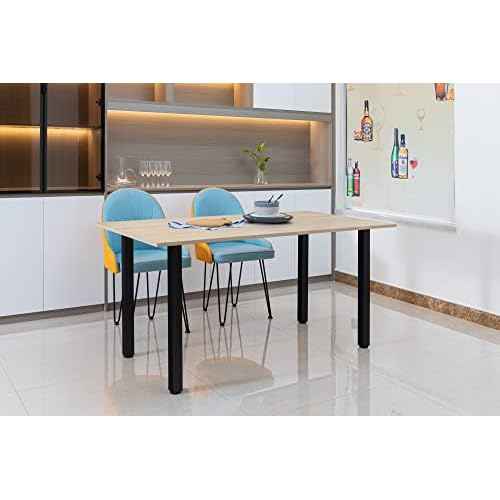 WUHUANGKAKA 32" Square Office Table Furniture Leg,32 Inch Adjustable Metal Furniture Legs,DIY Workbench,Casual Dining Table Coffee Table Legs ect, with Floor Protectors(Set of 4).