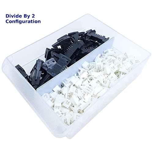 (24-Pack) Large Drawer Configurable Length Dividers compatible with Akro-Mils Plastic Storage Craft Cabinets, (Dividers Only)