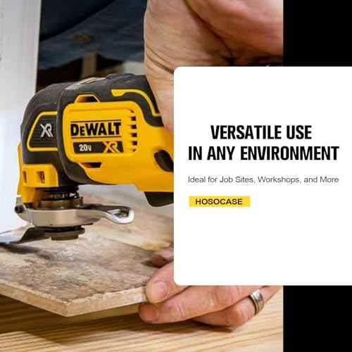 Case for Dewalt Oscillating Multi Tool: Hard Carrying Case Storage Organizer Tool Box for Dewalt 20V Max Cordless Multitool Oscillating DCS356 | DCS354 | DCS353 | Battery | Charger | Tool Accessories