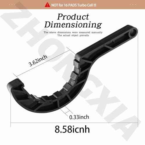 Heavy Duty Upgrade Salt Water Chlorinator Pool Tool Wrench Compatible with Hayward Turbo Cell, GLX-Cell 2¡È Union - for Most 1998-Up Chevy and GMC Trucks (15 Pads)