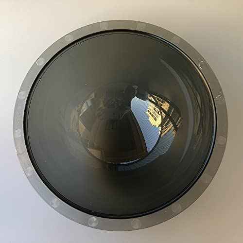 OwlCat 6.85 Inch Indoor Outdoor CCTV Replacement Smoked Color Acrylic Dome Cover Surveillance Security Camera Dome Cover Camera Housing