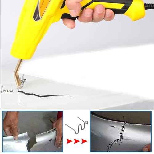3000PCS Hot Staple Plastic Welder Staples Kit,6 Types Automotive Plastic Repair Welding Staples for All Cars Furniture Toy Maintenance, 0.6 0.8 mm Auto Bumper Repair Welding Rod