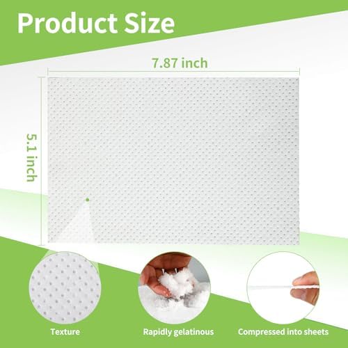 Super Absorbent Bedpan Liners, Medical Grade Value Pack 200 Count, Bedside Commode Pads, Contains Absorbent Gel to Reduce Odor, for Bedside Commode Liners Disposable,Commode Chair,Portable Toilet Bags
