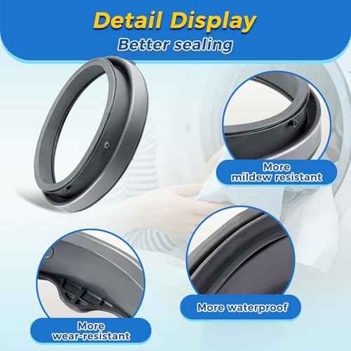 Upgraded WH08X23479 Washer Door Boot Seal for GE Washing Machine, Replacement Part 4467230 AP6032732 PS11763264 EAP11763264