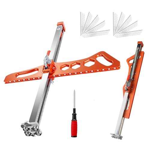 Foldable Drywall Cutting Tool, Plasterboard Cutter 1.5-60cm Cutting Range, Gypsum Board Cutting Tool for Wall, Build, Decoration