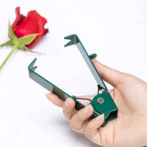 Rose Thorn Stripper Tool, Metal Leaf Thorn Stripper Tools Rose Stripper Tool, Removing Burrs Pliers & Garden