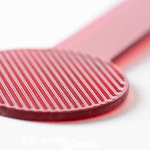 Combination Occluder, Black Occluder/Red Maddox Rod Occluder, Semi-Translucent Red Rigid Plastic