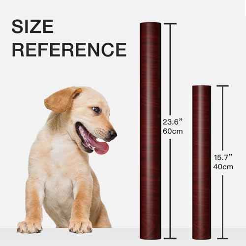 Oxdigi Cherry Wood Contact Paper - 15.7 x 78.7 Inches - Self-Adhesive, Removable and Waterproof - Ideal Peel and Stick Wallpaper for Cabinet, Countertop, Desktop, Rental Property, Kitchen