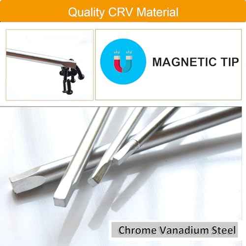 Square Head Screwdriver Set 4 Sizes SQ0 SQ1 SQ2 SQ3 Square Screwdriver Tool Kits Magnetic Tips
