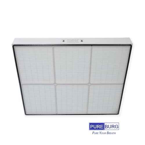 PUREBURG F321 Replacement Filter Compatible with Dri-Eaz DefendAir HEPA 500 Air Scrubber (Model F284), H13 HEPA 16 x 19 x 2 Air Clean Air Purifier