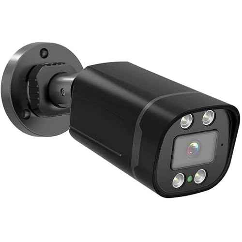 Hiseeu HD 5MP Analog/AHD/CVI/XVI 2560 TVL Wired Security Camera Outdoor for 5MP Analog Surveillance Dvr Kits, IP 66 Waterproof, Clear Night Vision up to 60ft, Remote Access