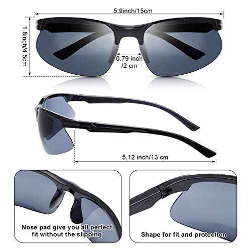 Kathfly 36 Pcs Safety Glasses Work Scratch Resistant Glasses Protective Safety Goggles Eyewear with Lens(Black and White)
