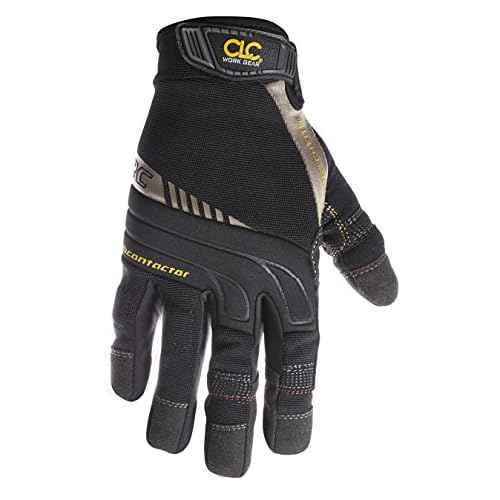 Custom Leathercraft130L Subcontractor Flex Grip Work Gloves, Large