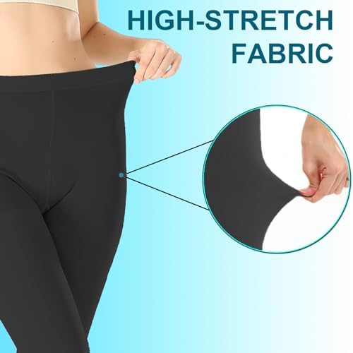 Medical Compression Pantyhose for Women & Men,20-30mmHg Graduated Support Hose Tights,Opaque Open Toe Waist High Compression Stockings for Varicose Veins,Swelling,Edema,Flight