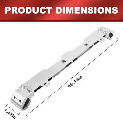 Tool Rail Mount Threaded Rails Fits for Packout Tool Box, Tool Rail Mount Compatible with Packout Accessories
