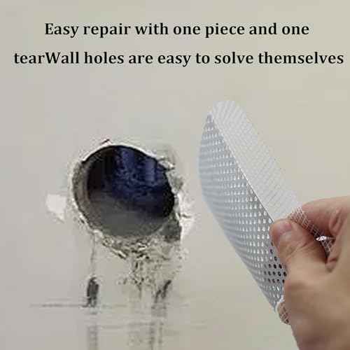 6PCS 4¡± Drywall Repair Kit, Aluminum Wall Patch with Galvanized Plate, Self Adhesive Fiberglass Dry Wall Hole Patches for Drywall Ceiling Sheetrock