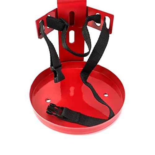 QWORK Fire Extinguisher Bracket, 2 Pack Heavy Duty Metal straps, Box Type, 10 lb Capacity