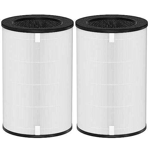 AP-T30 True HEPA Replacement Filter Compatible with HoMedics AP-T30 AP-T30WT AP-PET35 AP-PET35-WT Air Cleaner Purifier, Part# AP-T30FL AP-PET35FL, 2 Pack